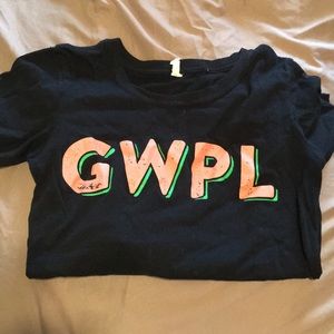 Girls who powerlift peach gang shirt